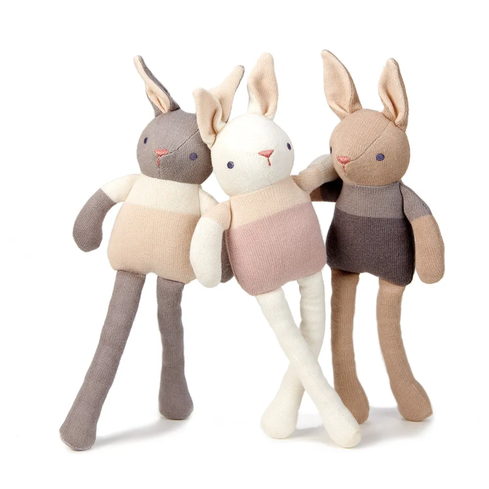 Cottontails Baby Soft Toy Bunnies | Bunnies For Babies*Baby Threads organic bunny toy