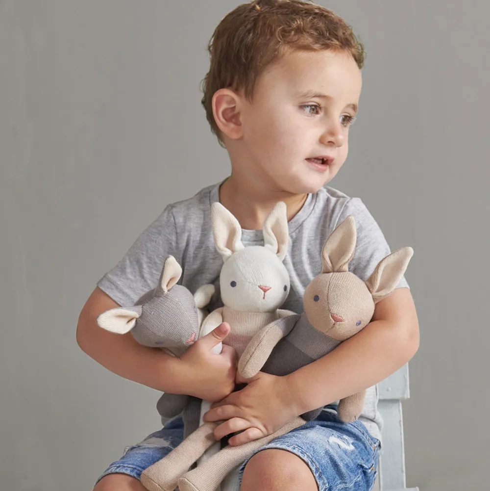 Cottontails Baby Soft Toy Bunnies | Bunnies For Babies*Baby Threads organic bunny toy