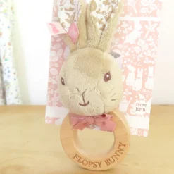 Cottontails Baby Bunnies For Babies | Comforters & Rattles*Beatrix Potter Flopsy Bunny Ring Rattle
