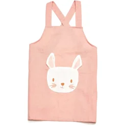 Cottontails Baby Little Kitchen | Bunny Baking*Child's Linen Apron (3 to 8 years) Rabbit