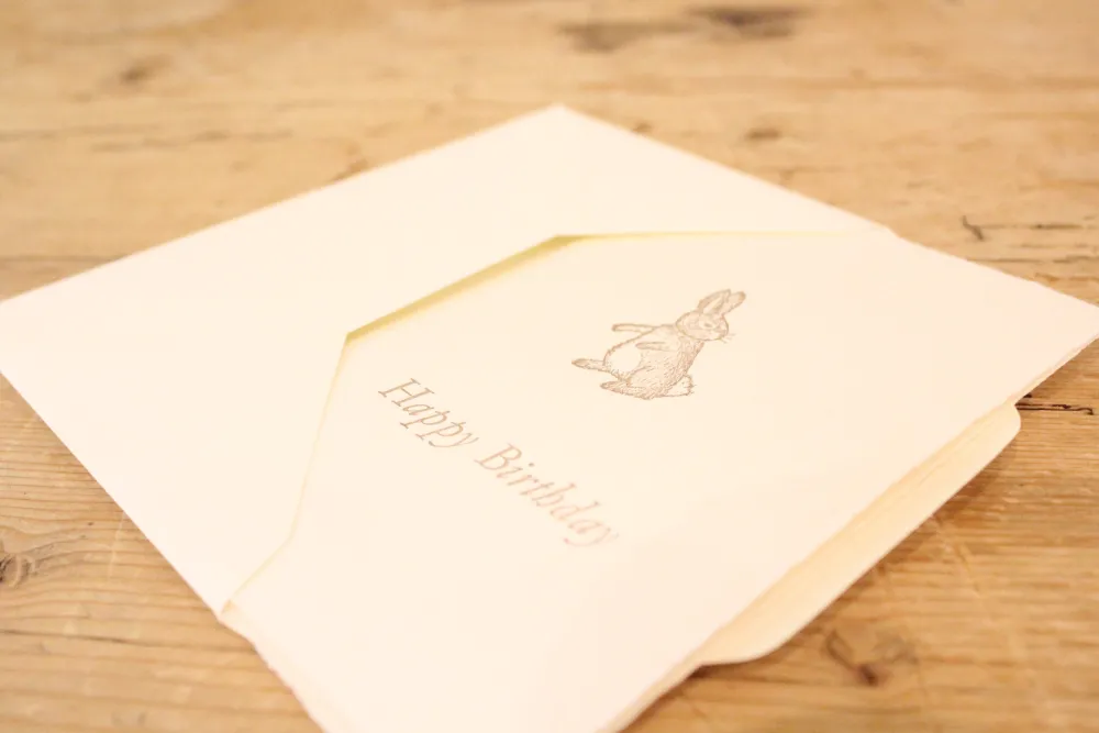 Cottontails Baby Cards | Bunny Cards & Stationery*Cottontails handmade card - Happy Birthday