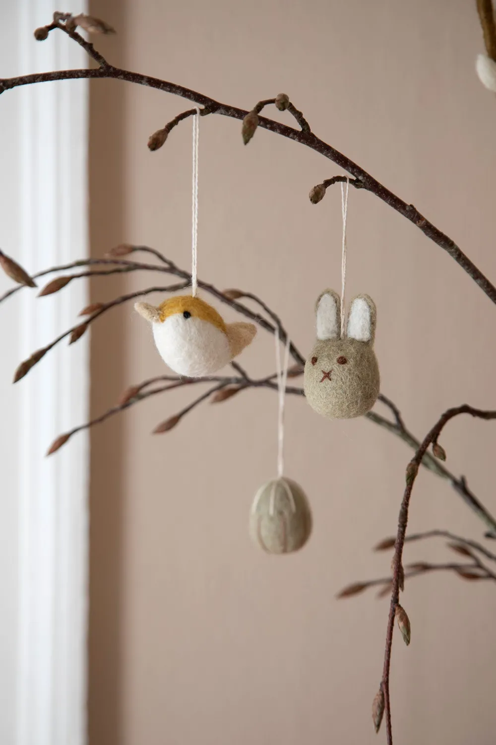 Cottontails Baby Felt Bunnies | Handmade Felt*En Gry & Sif - handmade trio of bunnies