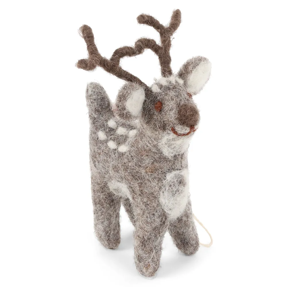 Cottontails Baby Handmade Felt*En Gry & Sif cute grey deer - small