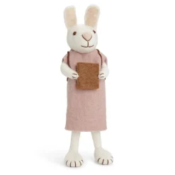 Cottontails Baby Felt Bunnies | Soft Toy Bunnies*En Gry & Sif little white hare - school girl