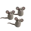 Cottontails Baby Handmade Felt*En Gry & Sif trio of tiny mice