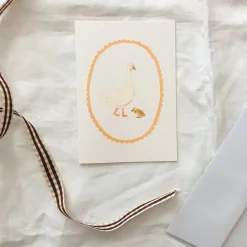 Cottontails Baby Cards*Goose & gosling card