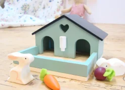 Cottontails Baby Wooden Toys | Wooden Bunnies*Little Wooden Bunny House