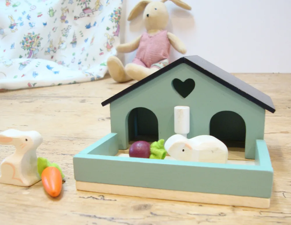 Cottontails Baby Wooden Toys | Wooden Bunnies*Little Wooden Bunny House