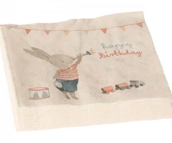 Cottontails Baby Little Kitchen*Maileg Paper Napkins - Happy Birthday Bunny