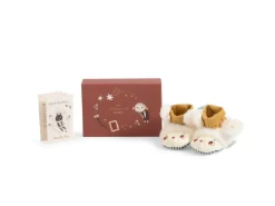 Cottontails Baby Clothing & Nursery*Moulin Roty Apres la Pluie baby slippers - sheep