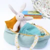 Cottontails Baby Baby Soft Toys | Soft Toys*Moulin Roty Bunny in a Carry Cot