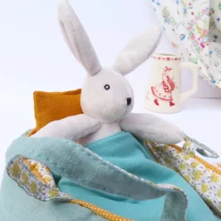 Cottontails Baby Baby Soft Toys | Soft Toys*Moulin Roty Bunny in a Carry Cot