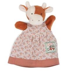 Cottontails Baby Puppets & Theatre*Moulin Roty hand puppet - Charlotte the Cow