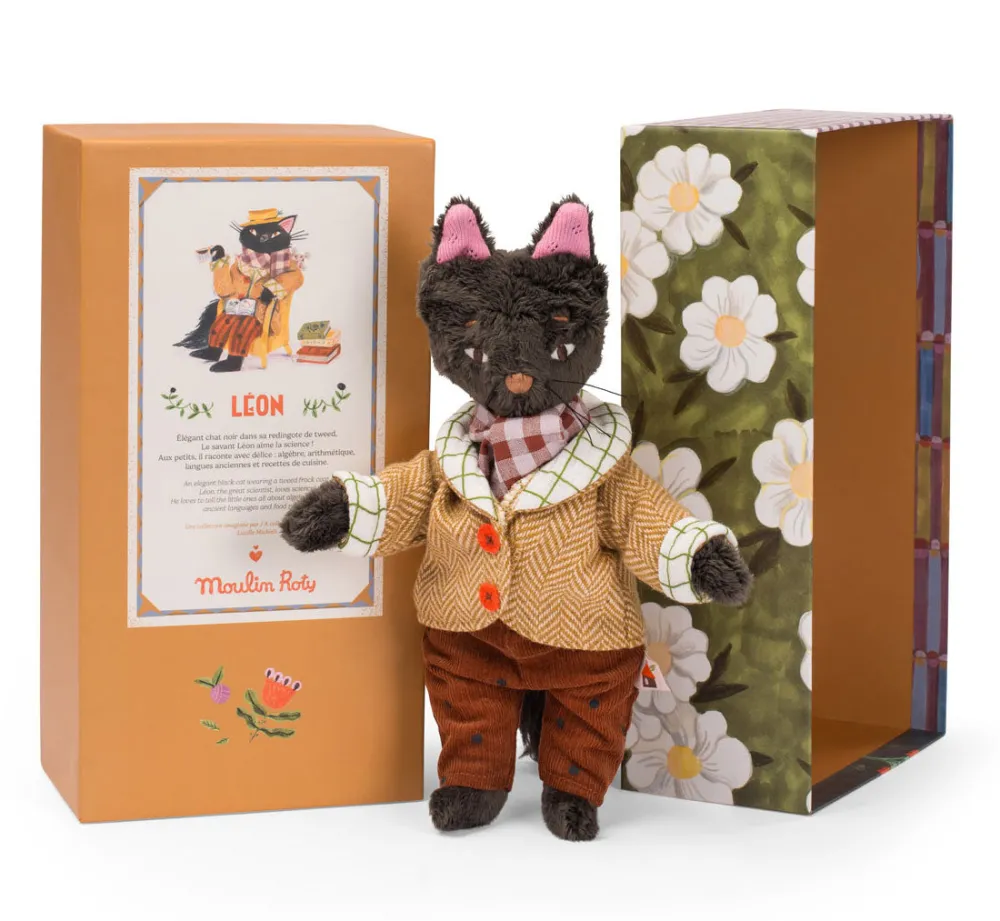 Cottontails Baby Baby Soft Toys | Soft Toys*Moulin Roty Les Minouchkas Leon the Cat