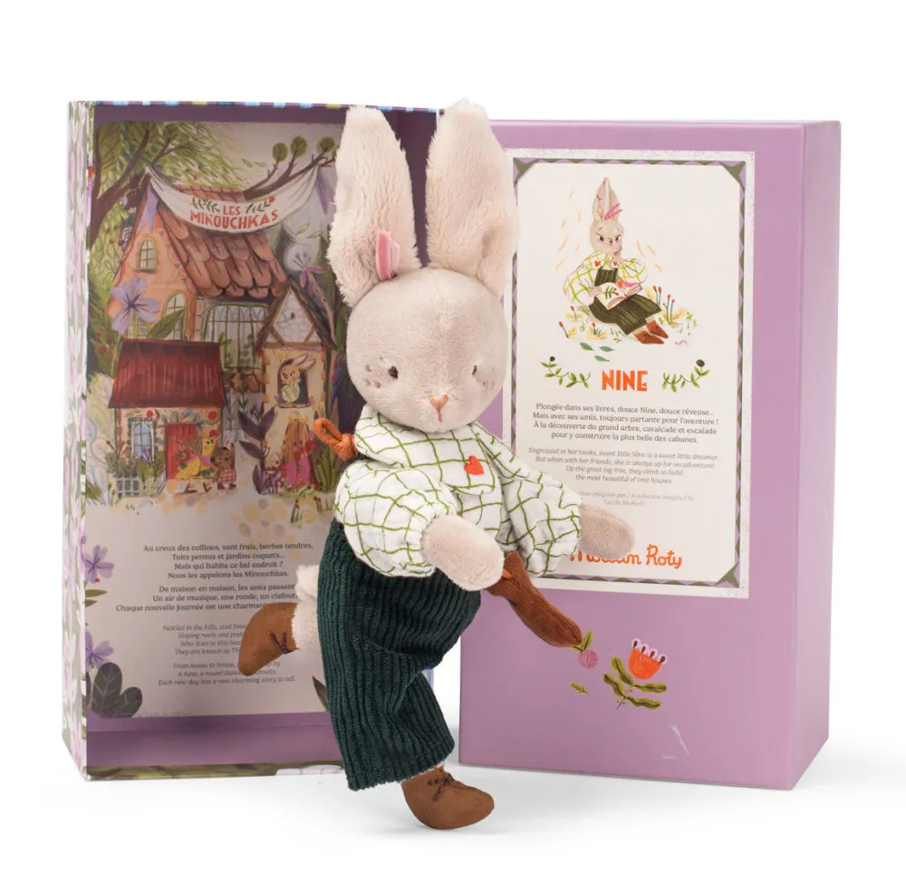 Cottontails Baby Soft Toy Bunnies | Baby Soft Toys*Moulin Roty Les Minouchkas Nine the Rabbit