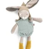 Cottontails Baby Soft Toy Bunnies | Bunnies For Babies*Moulin Roty Little Sage Bunny - 28cm
