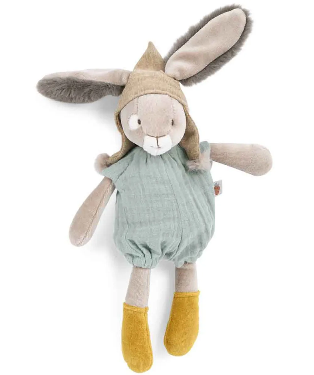 Cottontails Baby Soft Toy Bunnies | Bunnies For Babies*Moulin Roty Little Sage Bunny - 28cm