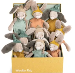 Cottontails Baby Soft Toy Bunnies | Bunnies For Babies*Moulin Roty Little Sage Bunny - 28cm