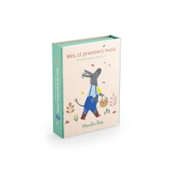 Cottontails Baby Musical & Activity | Musical & Activity*Moulin Roty Pomme des Bois 'My First 12 Months' card set