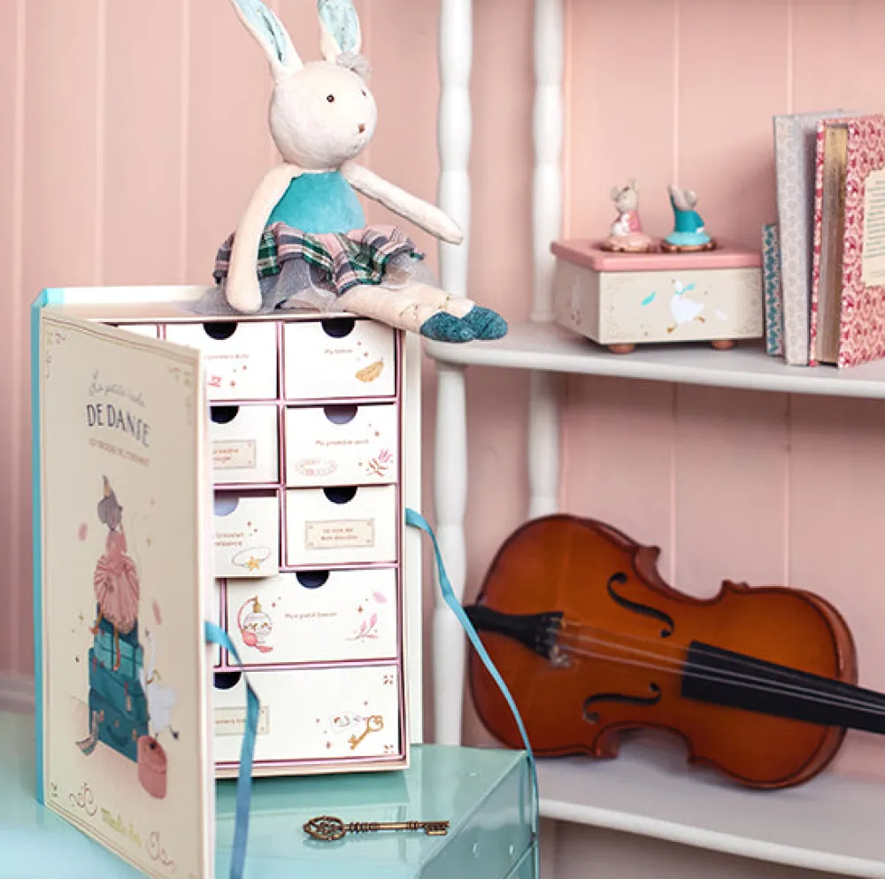 Cottontails Baby Soft Toy Bunnies | Bunnies For Babies*Moulin Roty Soft Blue Velvet Bunny