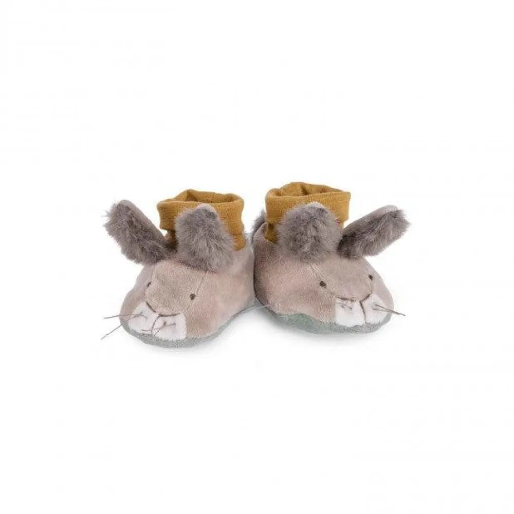 Cottontails Baby Bunnies For Babies | Clothing & Nursery*Moulin Roty Three Little Rabbits - baby slippers