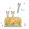 Cottontails Baby Wooden Bunnies | Wooden Toys*Moulin Roty Three Rabbits Wooden Pop-up Toy