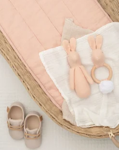 Cottontails Baby Bunnies For Babies | Comforters & Rattles*Mr Pickles Cotton Linen Rabbit Rattle