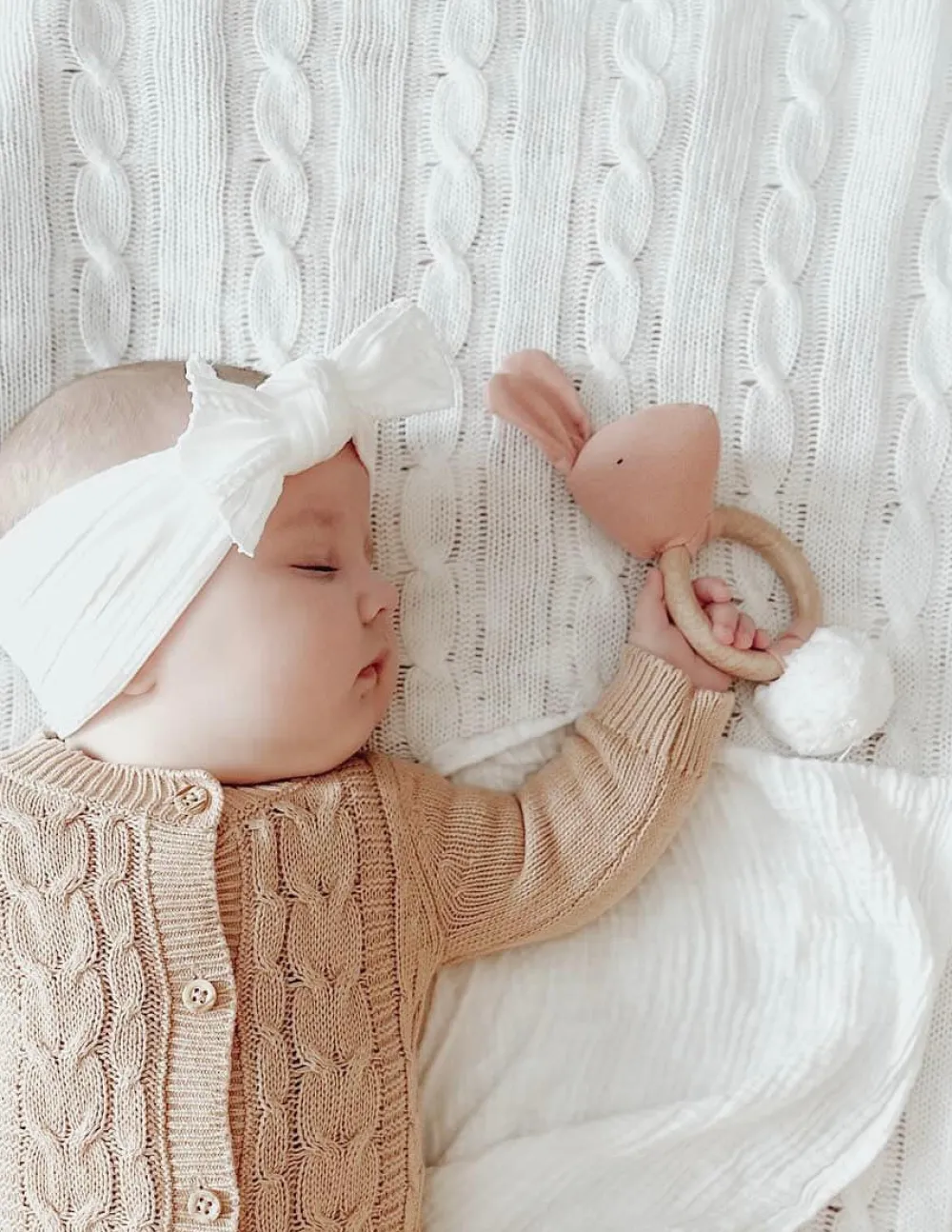 Cottontails Baby Comforters & Rattles | Bunnies For Babies*Mr Pickles Rabbit Teething Ring