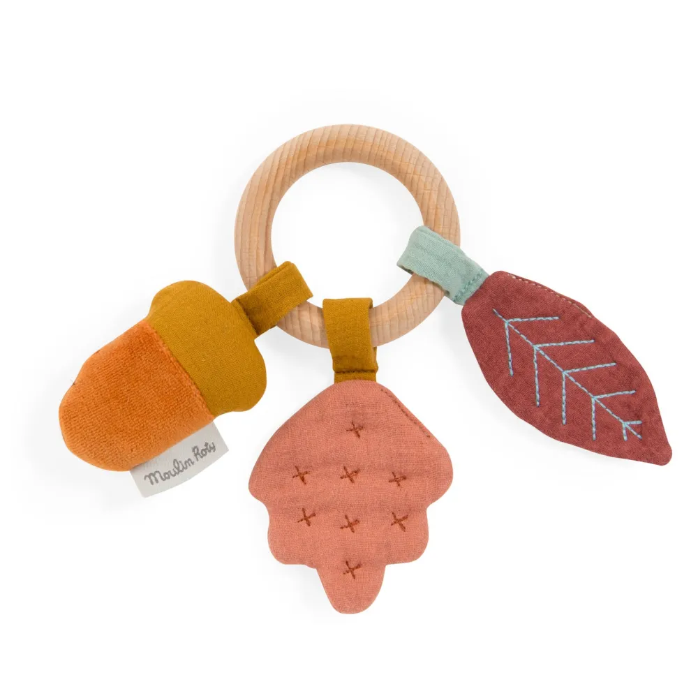 Cottontails Baby Handpicked Gift Sets | Comforters & Rattles*New Baby Gift Set - lamb & leaves