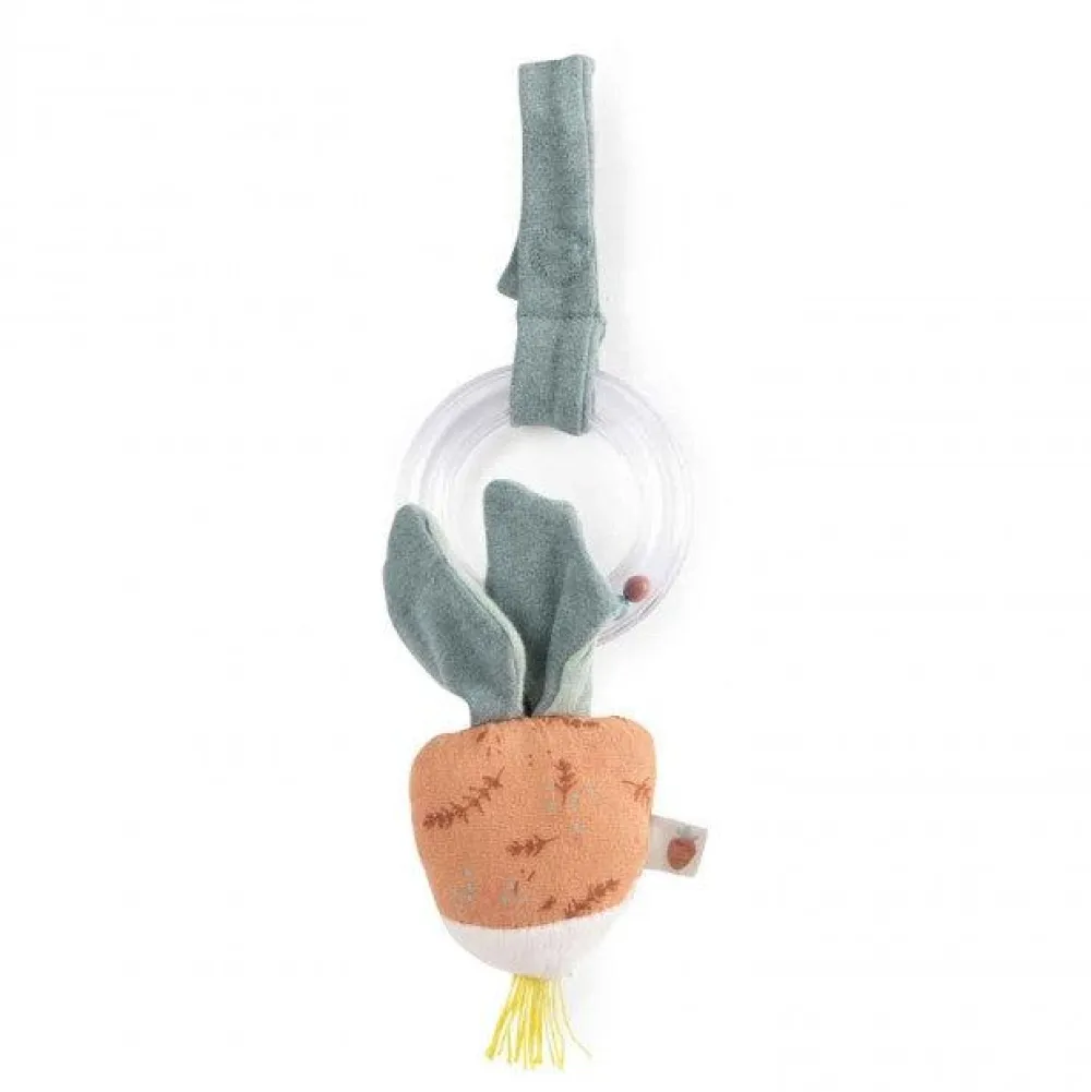 Cottontails Baby Bunnies For Babies | Handpicked Gift Sets*New Baby Gift-wrapped Set - Clay bunny & radish