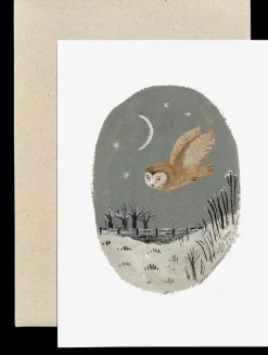Cottontails Baby Cards*Owl at Twilight Card