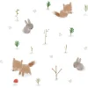Cottontails Baby Cards | Bunny Cards & Stationery*Postcard & Envelope - Fox & Bunny Woodland