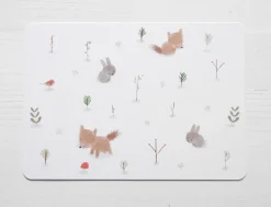 Cottontails Baby Cards | Bunny Cards & Stationery*Postcard & Envelope - Fox & Bunny Woodland