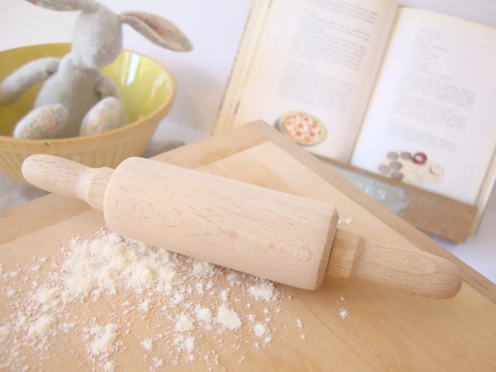 Cottontails Baby Little Kitchen | Bunny Baking*Small wooden rolling pin