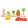 Cottontails Baby Wooden Bunnies | Wooden Toys*Tender Leaf Wooden Toy - Counting Carrots