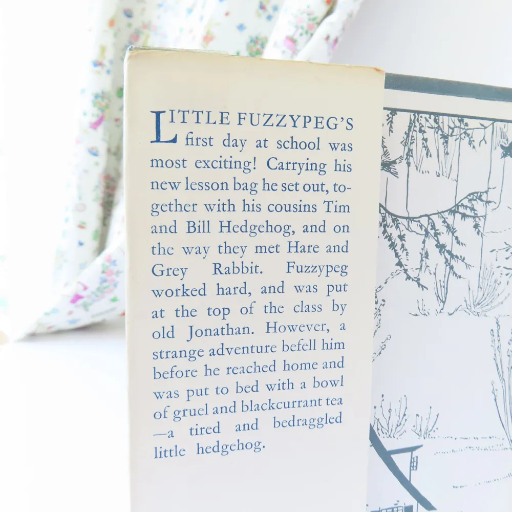 Cottontails Baby Vintage | Vintage Bunnies*VINTAGE book - Fuzzypeg Goes to School (1970)
