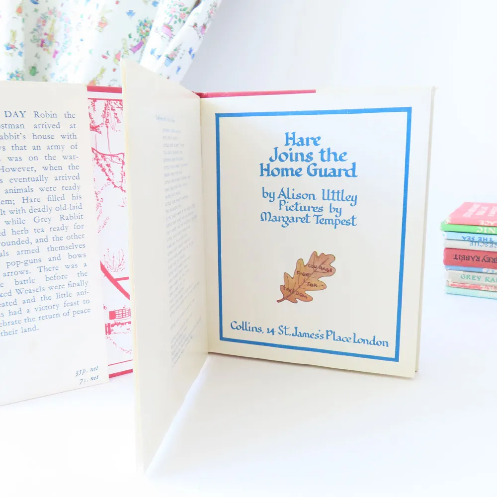 Cottontails Baby Vintage | Vintage Bunnies*VINTAGE book - Hare Joins the Home Guard (1970)