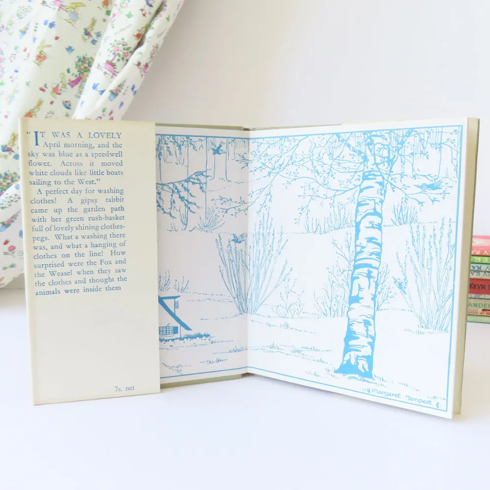Cottontails Baby Vintage | Vintage Bunnies*VINTAGE book - Little Grey Rabbit's Washing-Day with DJ (1969)