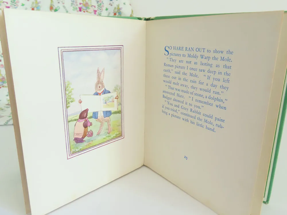Cottontails Baby Vintage | Vintage Bunnies*VINTAGE book - Little Grey Rabbit's Paint-Box (1970)