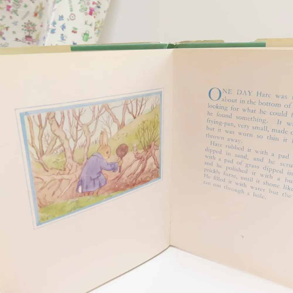 Cottontails Baby Vintage Bunnies | Vintage*VINTAGE book - Little Grey Rabbit's Pancake Day with DJ (1967 - first edition)