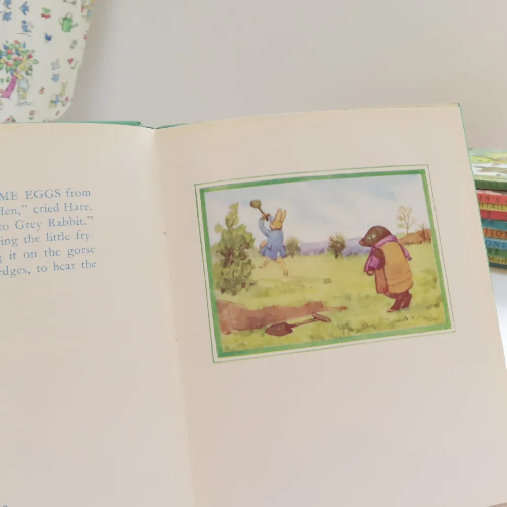 Cottontails Baby Vintage Bunnies | Vintage*VINTAGE book - Little Grey Rabbit's Pancake Day with DJ (1967 - first edition)