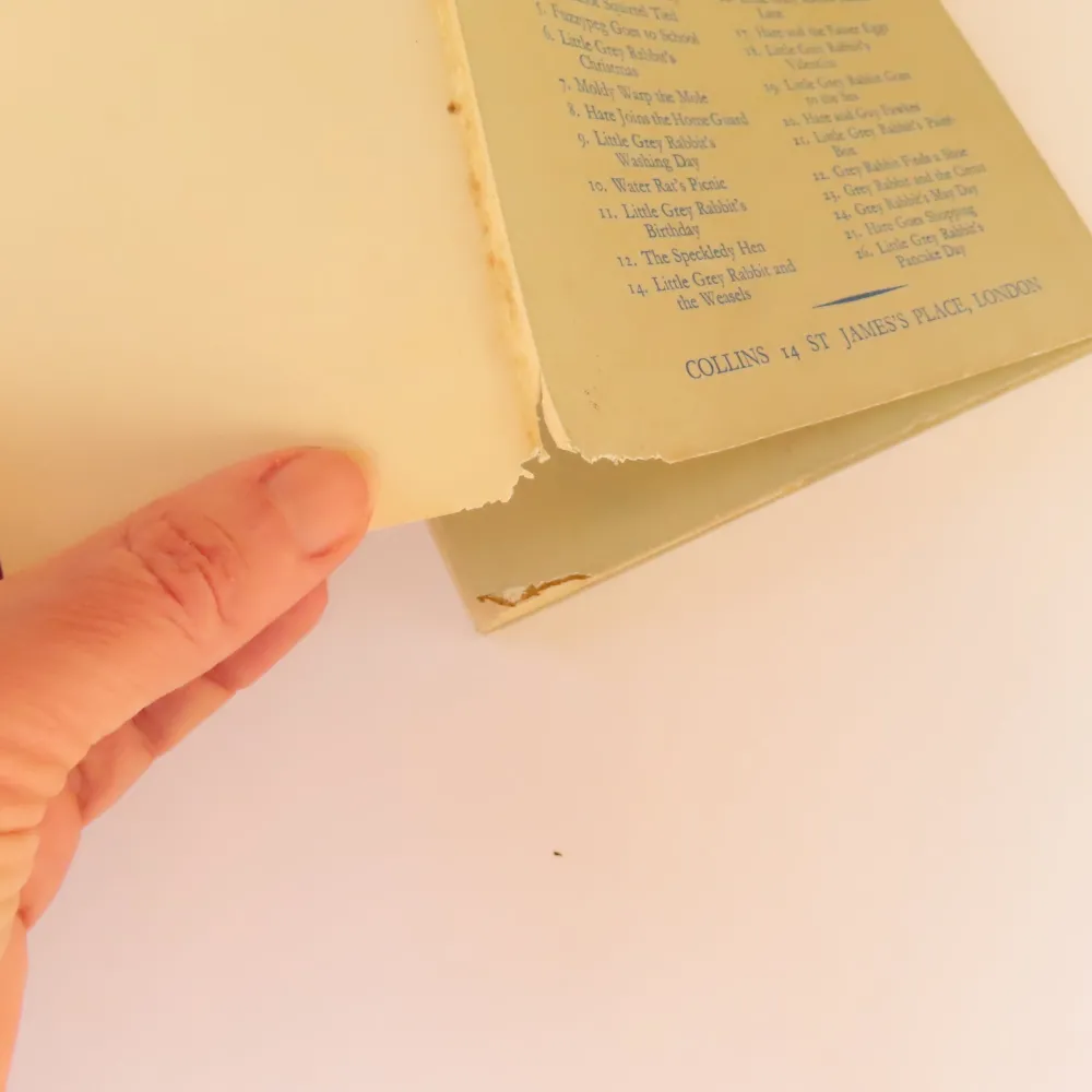 Cottontails Baby Vintage | Vintage Bunnies*VINTAGE book - Little Grey Rabbit to the Rescue - A Play