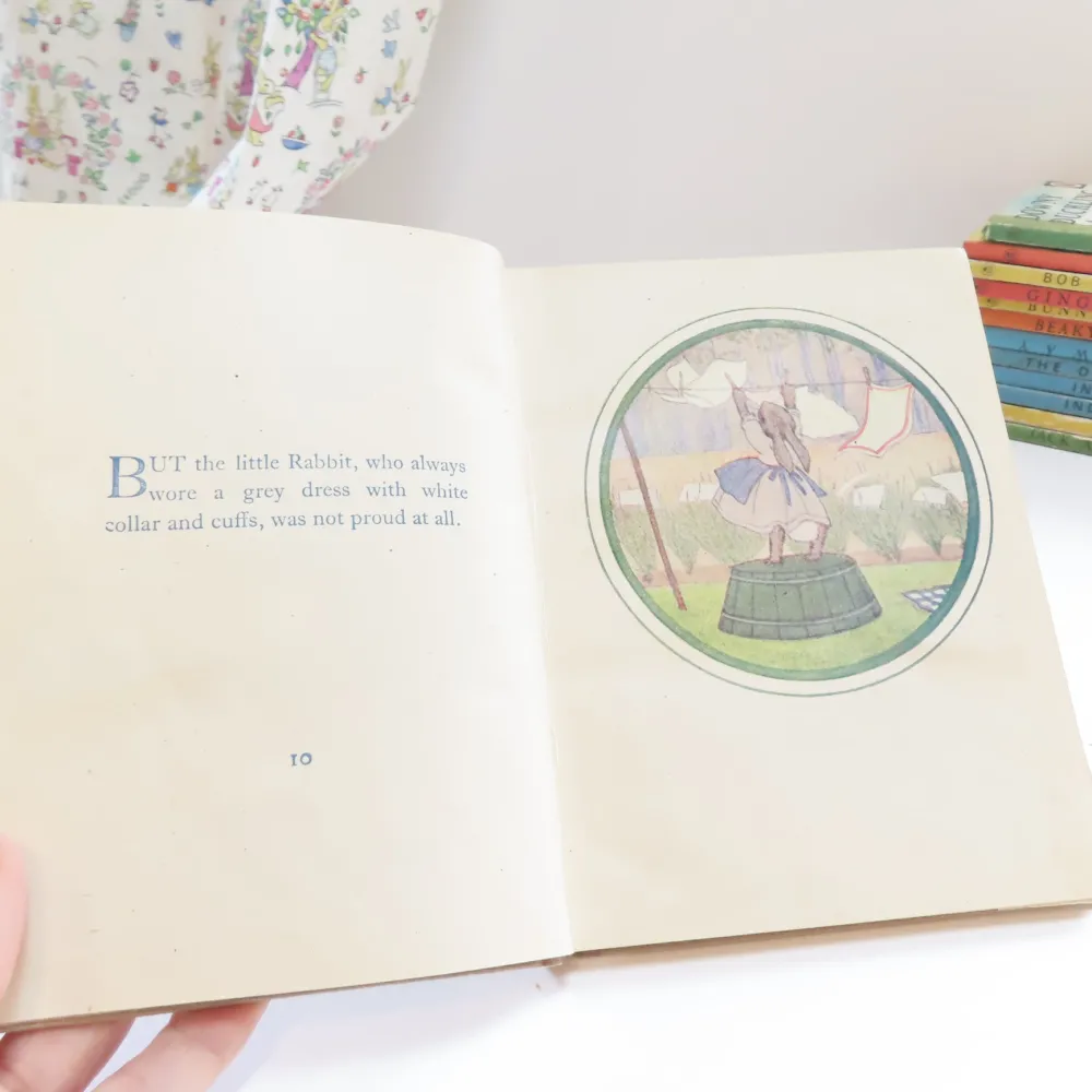 Cottontails Baby Vintage | Vintage Bunnies*VINTAGE book - The Squirrel The Hare and The Little Grey Rabbit (1945)