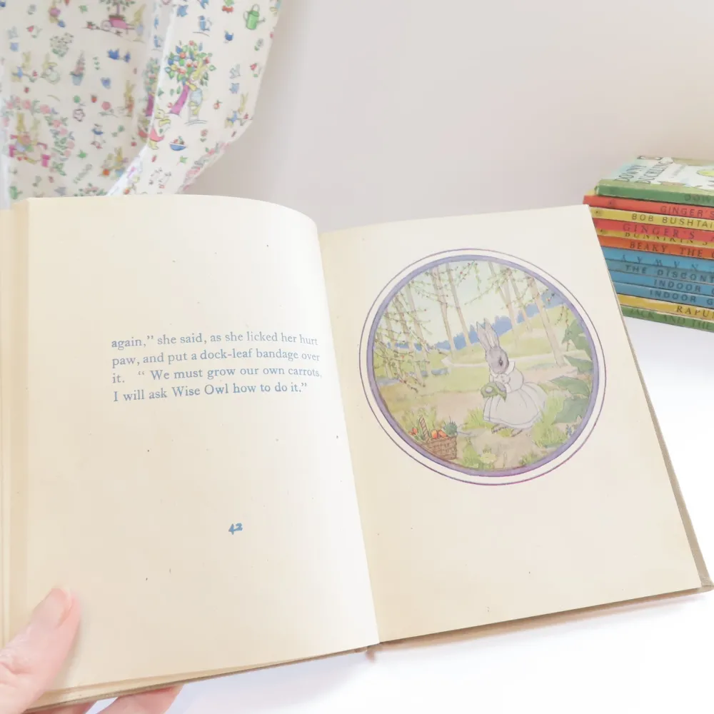 Cottontails Baby Vintage | Vintage Bunnies*VINTAGE book - The Squirrel The Hare and The Little Grey Rabbit (1945)