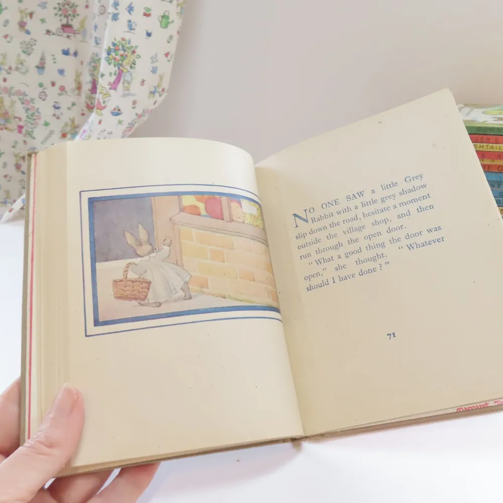 Cottontails Baby Vintage | Vintage Bunnies*VINTAGE book - The Squirrel The Hare and The Little Grey Rabbit (1945)