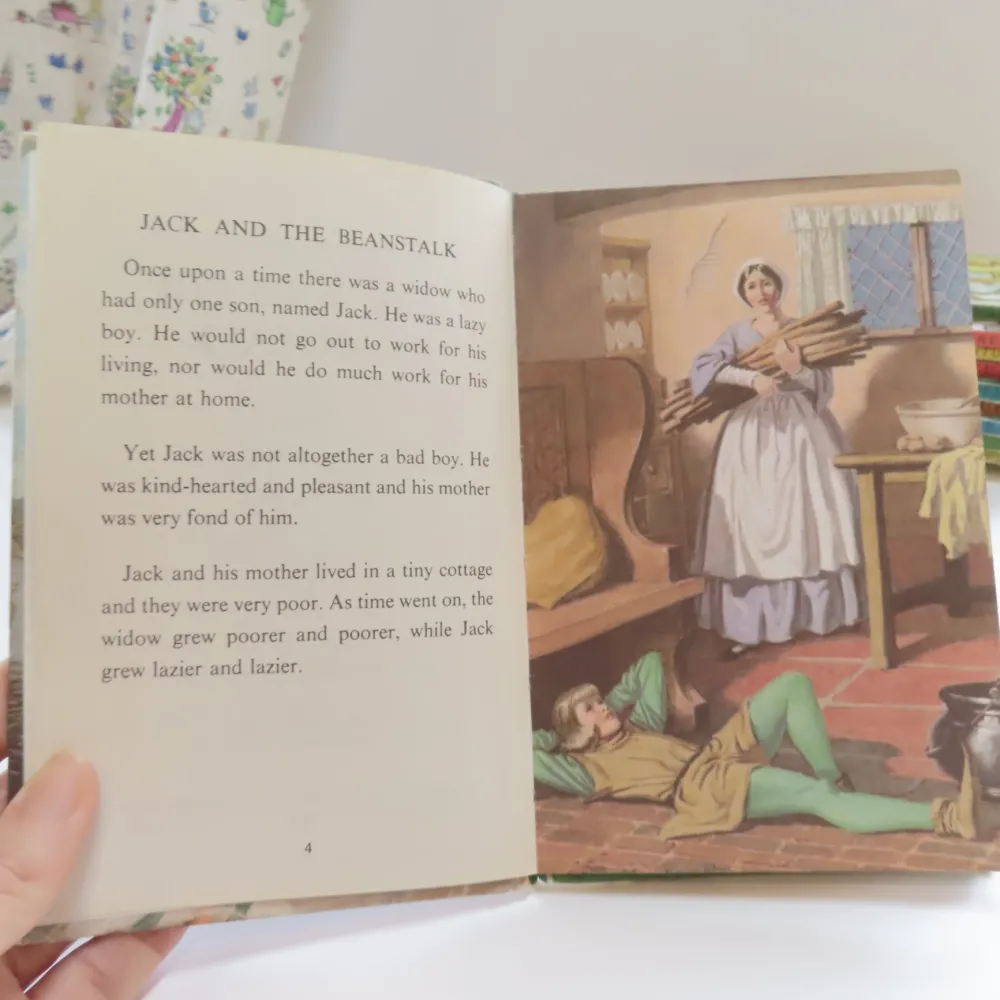 Cottontails Baby Vintage*VINTAGE Ladybird book - Jack and the Beanstalk (mid 1960s)