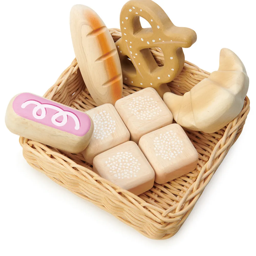 Cottontails Baby Little Kitchen | Wooden Toys*Wicker Bread Basket
