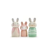 Cottontails Baby Wooden Bunnies | Wooden Toys*Wooden Bunny Family