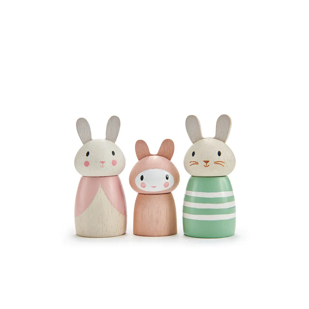 Cottontails Baby Wooden Bunnies | Wooden Toys*Wooden Bunny Family